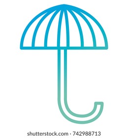 beach umbrella isolated icon
