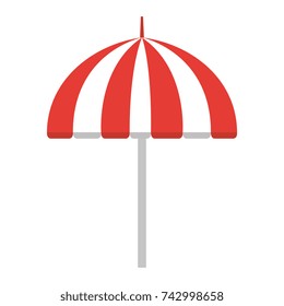 beach umbrella isolated icon