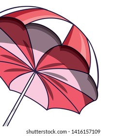 beach umbrella open summer accessory