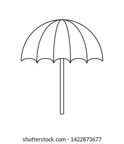 beach umbrella open summer accessory