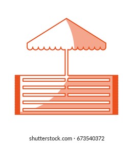 beach umbrella with rug