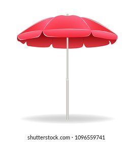 
Beach umbrella. Sun protection. vector illustration