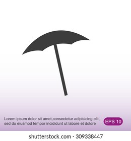  beach umbrella vector