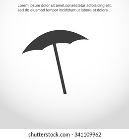  beach umbrella vector