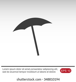  beach umbrella vector