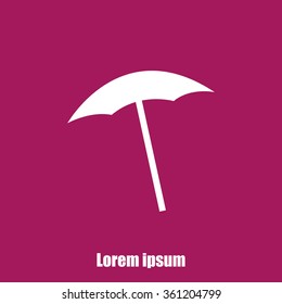  beach umbrella vector