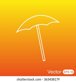  beach umbrella vector