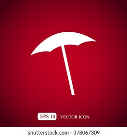  beach umbrella vector