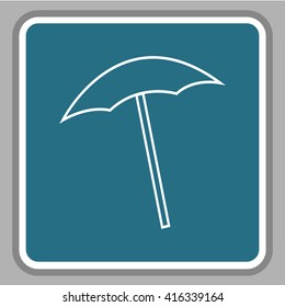 beach umbrella vector
