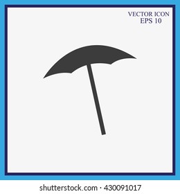 beach umbrella vector
