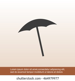  beach umbrella vector