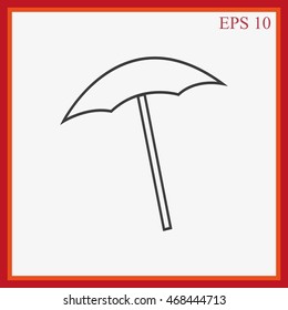  beach umbrella vector