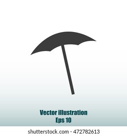  beach umbrella vector