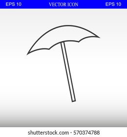  beach umbrella vector