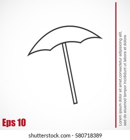  beach umbrella vector