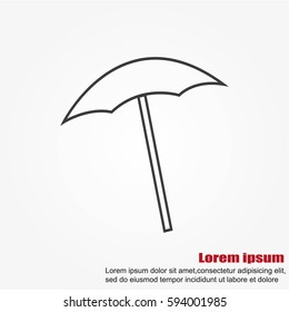  beach umbrella vector