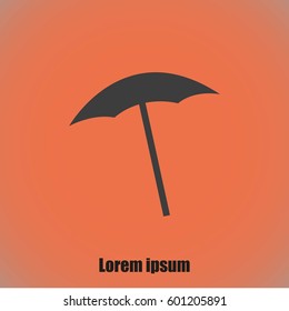  beach umbrella vector