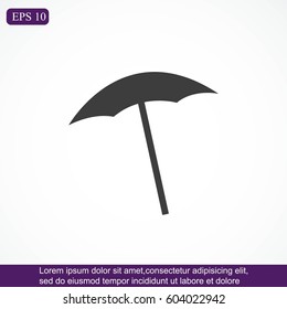  beach umbrella vector
