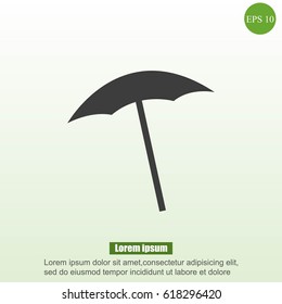  beach umbrella vector