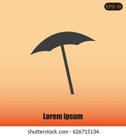  beach umbrella vector