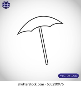  beach umbrella vector