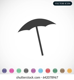  beach umbrella vector