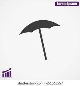  beach umbrella vector
