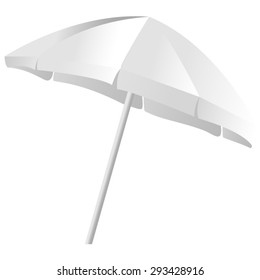 Beach Umbrella white