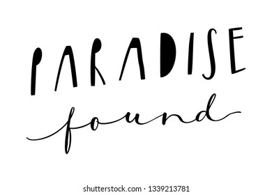 Beach unique hand drawn lettering . Vector elements for greeting cards, invitations, posters, T-shirt design, fabric, clothes.