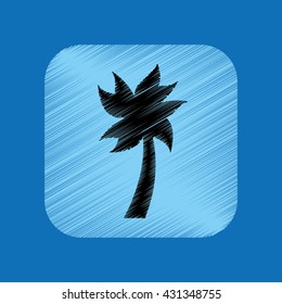 beach vacation icon design 