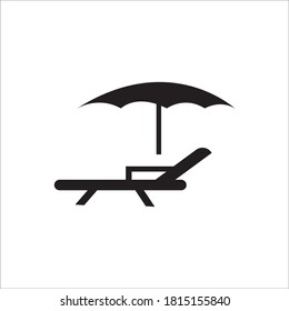 Strandurlaubssymbol, Vektorgrafik 