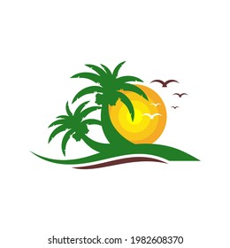 beach vacation logo design your company