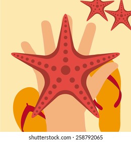 beach vacations design, vector illustration eps10 graphic 