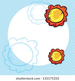Beach, Vacations and Travel concept. Vector Illustration