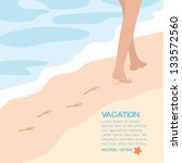 Beach, vector