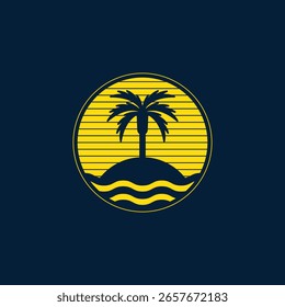 strand vektor abstrakt modern logo