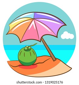beach vector clipart