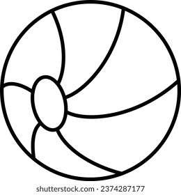 icono de diseño de vector de playa para descargar.eps