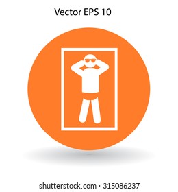 Beach vector icon