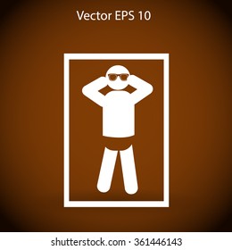 Beach vector icon
