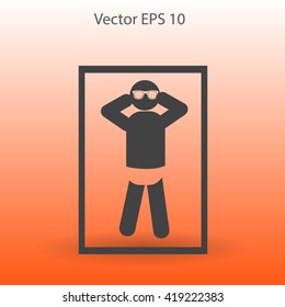 Beach vector icon