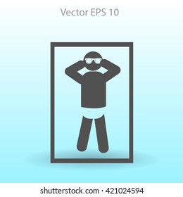 Beach vector icon