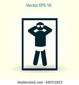 Beach vector icon