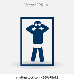 Beach vector icon