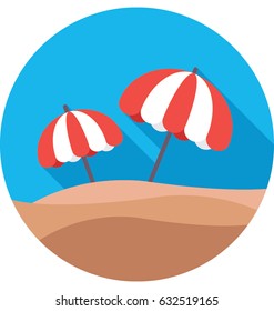 Beach Vector Icon