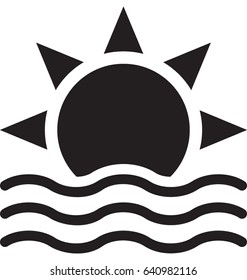 Beach Vector Icon