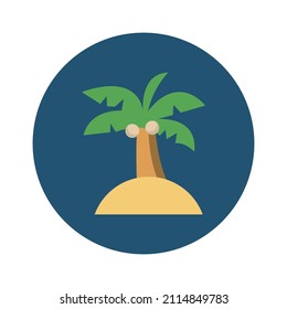 Beach Vector icon which is suitable for commercial work and easily modify or edit it

