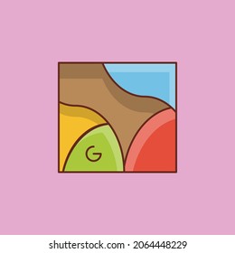 Vektorgrafik am Strand auf transparentem Hintergrund. Symbole in Premium-Qualität. Vector Line Flaches Farbsymbol für Konzept und Grafikdesign.