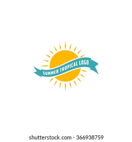 Beach Vector Template