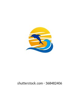 Beach Vector Template
